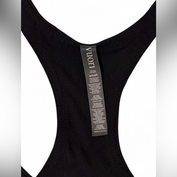 Vuori Clementine Romper Black Small S Athleisure Minimalist Lounge One Piece - Picture 5 of 6